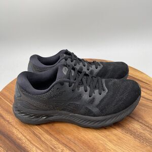 ASICS Gel-Nimbus 23 Shoes Womens Size 8.5 Triple Black Running Comfort Walking